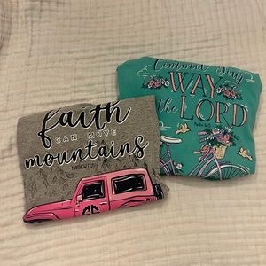 Simply Southern Long Sleeve T-Shirts (Bundle of 2)